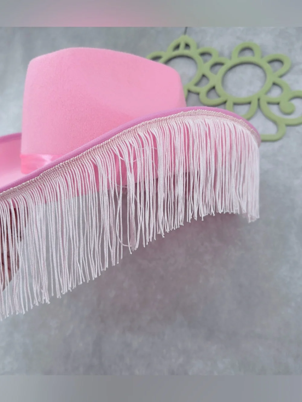 Pink Fringe Cowboy Hat for Kids